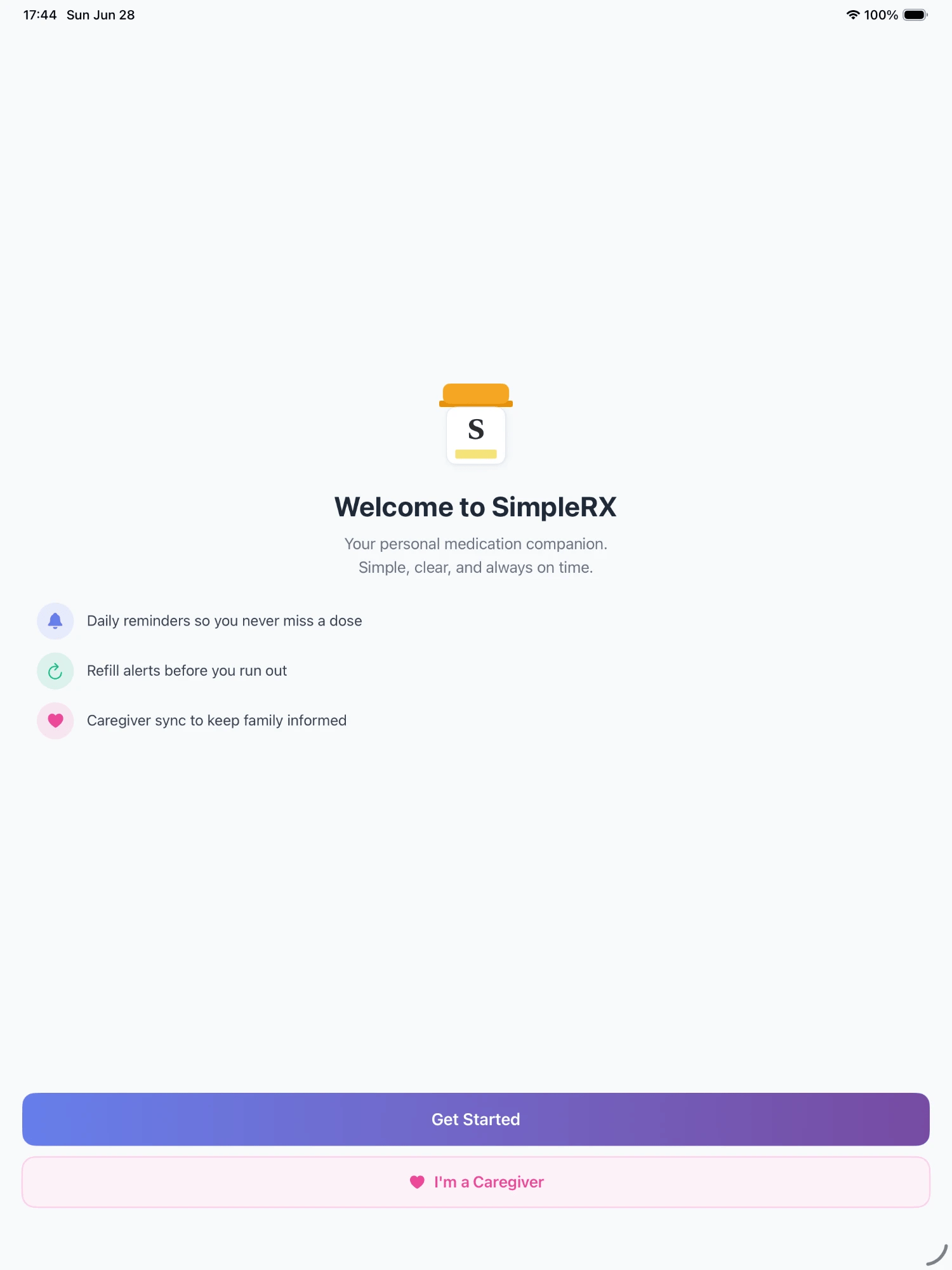 iPad Onboarding